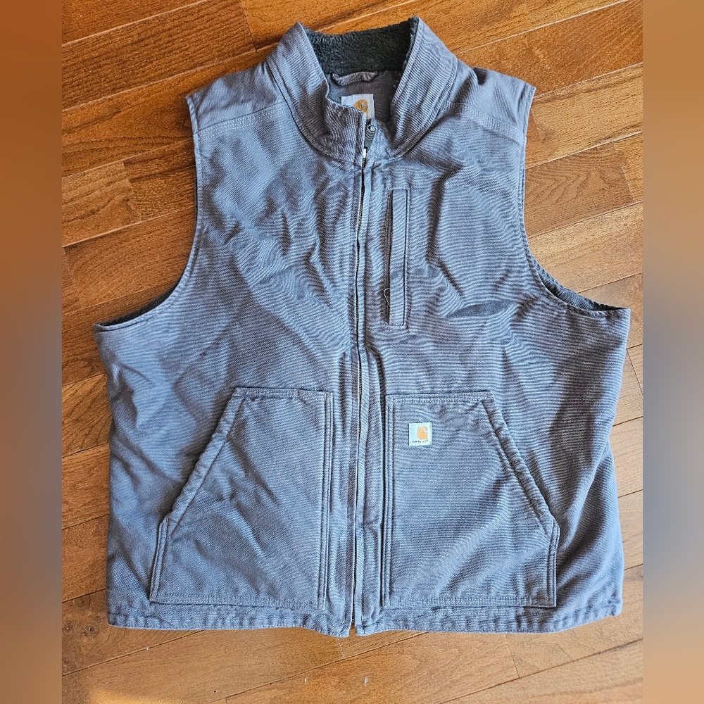 Mens XXL Carhartt Work Vest Gray